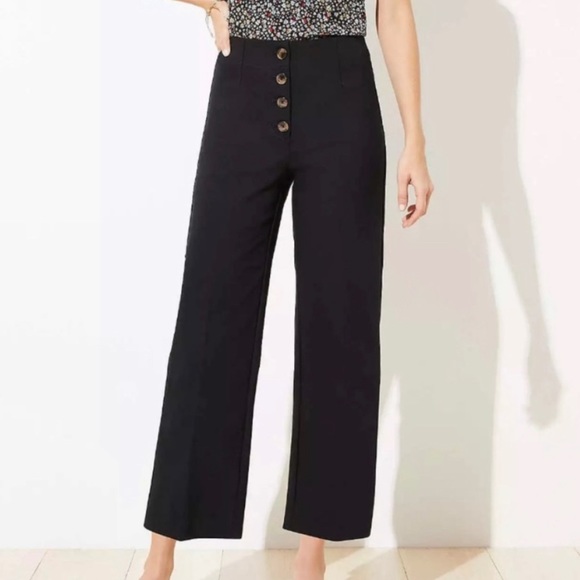 LOFT Linen Pants - Picture 1 of 3